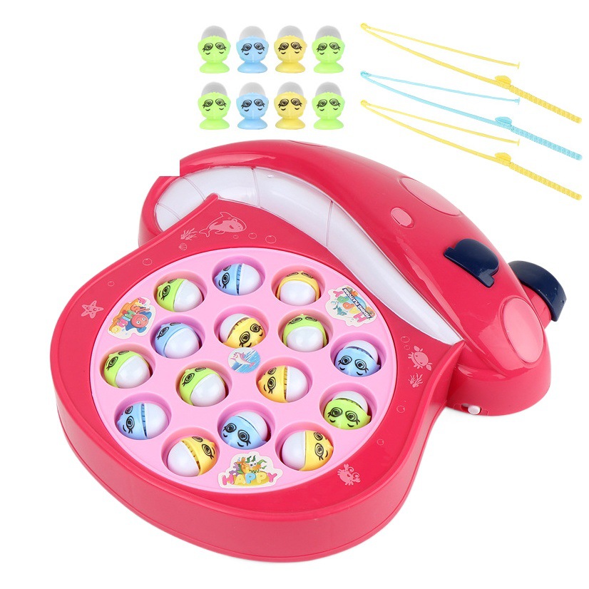 TikTok Children's Electric Fishing Magnetic Baby Mushroom Early Education Brain Children's Toys New Year Stall Gift suit