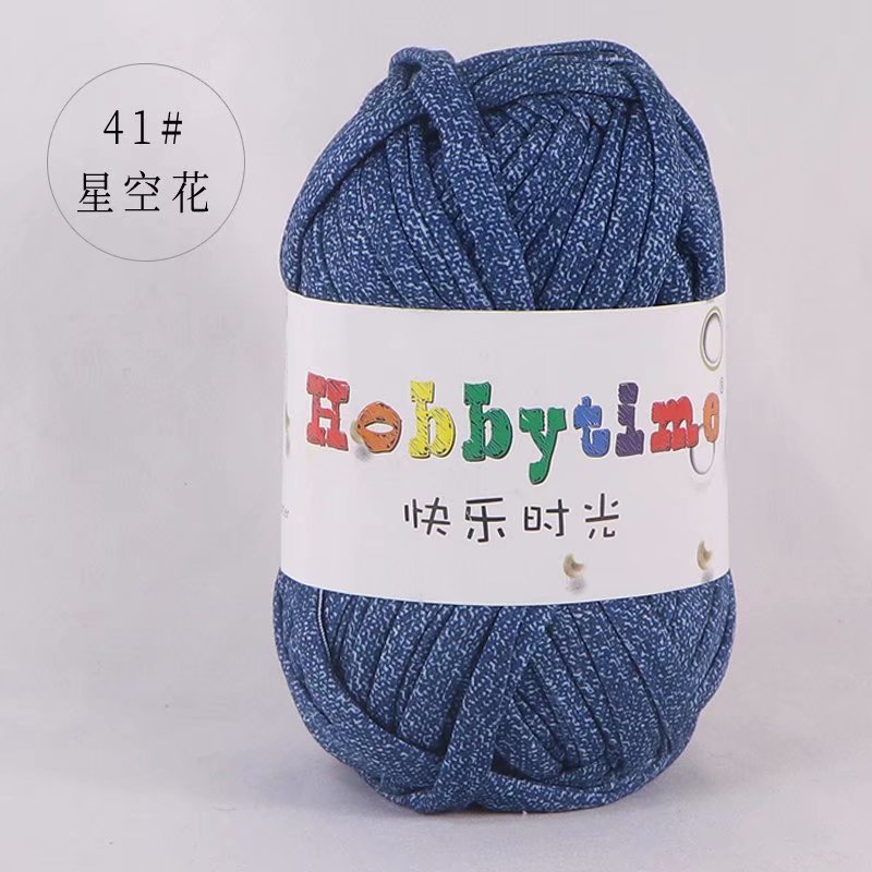 Picture of Happy Time High Elasticity Cloth Line 100g Color Material Bag Home Carpet Floor Mat Hook Shoe Hand-Knitted Thread