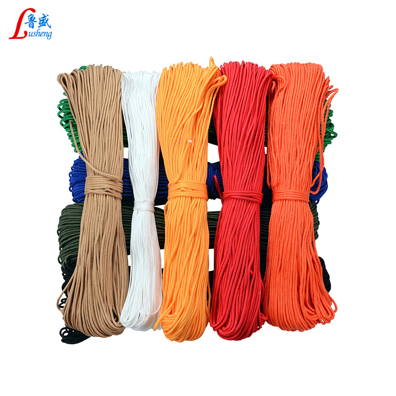 Picture of Cross-Border Colorfulful White Braided Rope Core-Spun Tent Tied Rope Amazon Best-Selling Clothesline Rope Nylon Rope