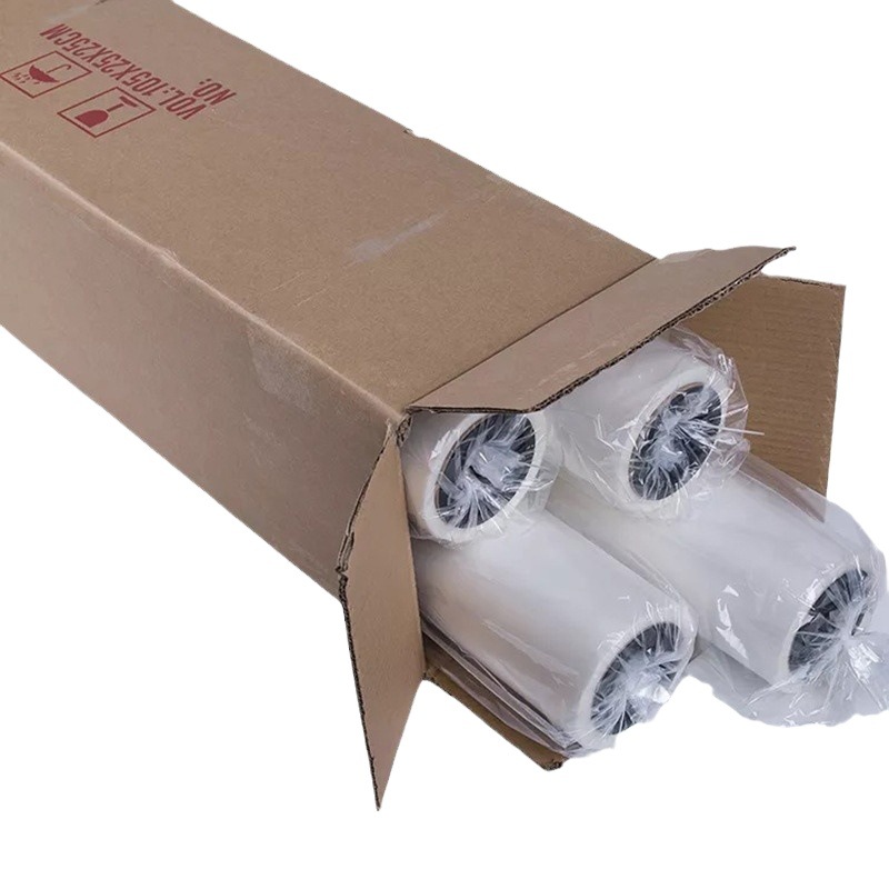 Spot wholesale water soluble film computer embroidery water soluble lining PVA Plaid embossed embroidery film embroidery pad lining easy to hydrolyze