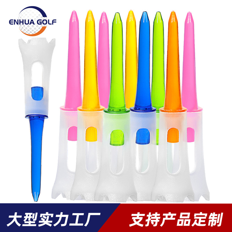 Manufacturers supply 83mm new soft head ball nails soft rubber low resistance golf TEE golf accessories supplies