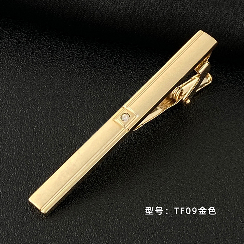 Picture of Men's Tie Clip Manufacturer Direct Sales Yiwu Cross-Border Business Metal Tie Clip Tieclips Bow Tie Business Style