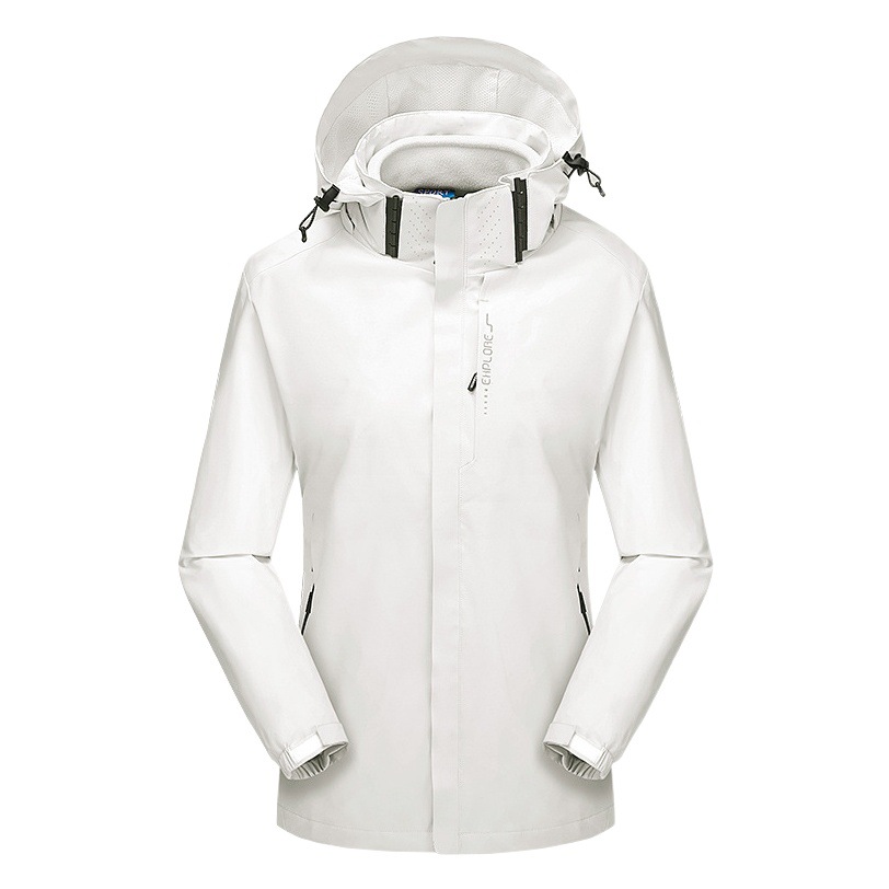 Three-In-One Jacket for Men, Removable Windproof and Waterproof Outdoor Mountaineering Clothing, Winter Thickeneded and Warm Couple Jacket for Women