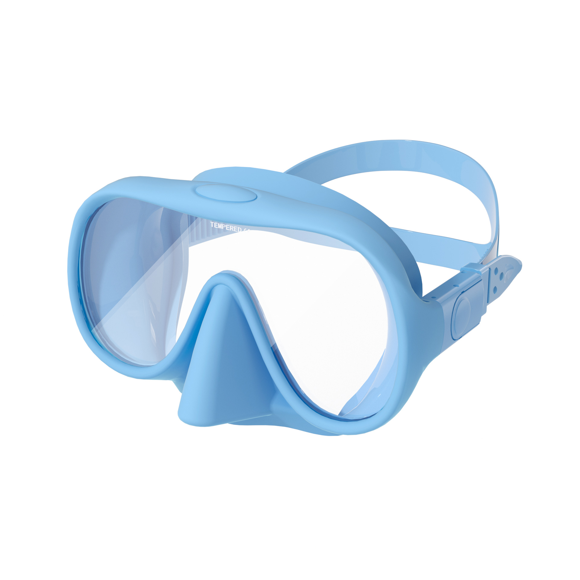 Picture of Manufacturers in stock large frame anti-fog diving mask scratch-resistant single lens liquid silicone edge diving goggles can cross border