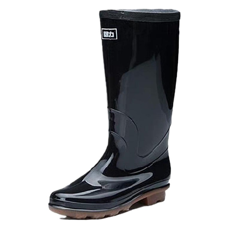 Picture of Pull-Back Rain Boots, Women's Shoes, Water Shoes, High-Top Shoes, Rain Boots, Tendon Soles, Waterproof, Non-Slip Labor Protection Shoes, Light and Comfortable Shoes 513