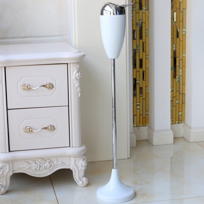 Picture of Popular Large Vertical Household Metal Ashtray, Creative Anti-Fly Ash Toilet Lift-Up Telescopic Floor Ashtray with Lid