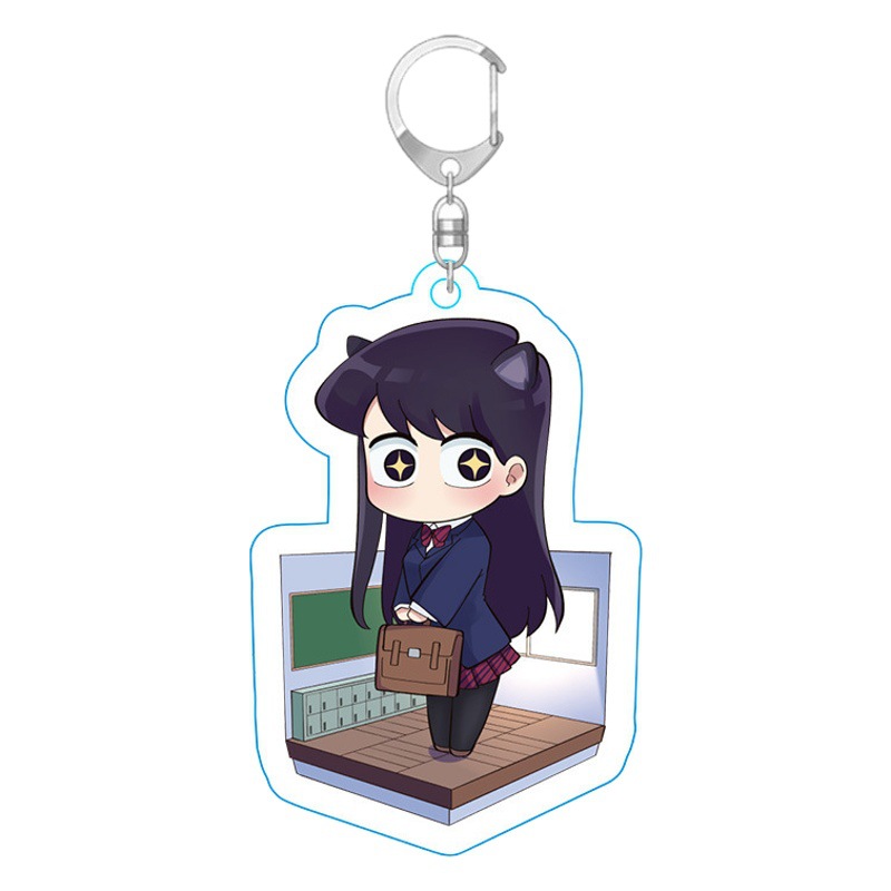 Ancient students have communication disorders animation surrounding only wild people key chain acrylic key chain hanging