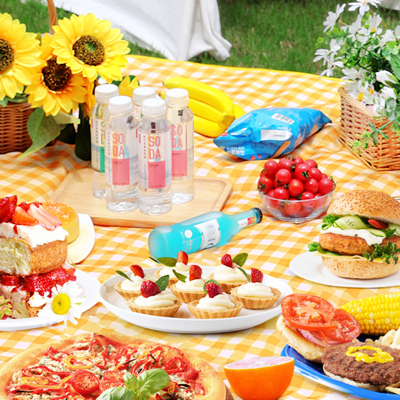 Picture of Outdoor Picnic Mat Park Outings Portable Waterproof Thickened Picnic Mat Non-woven Spring Outing Tent Moisture-proof Mat