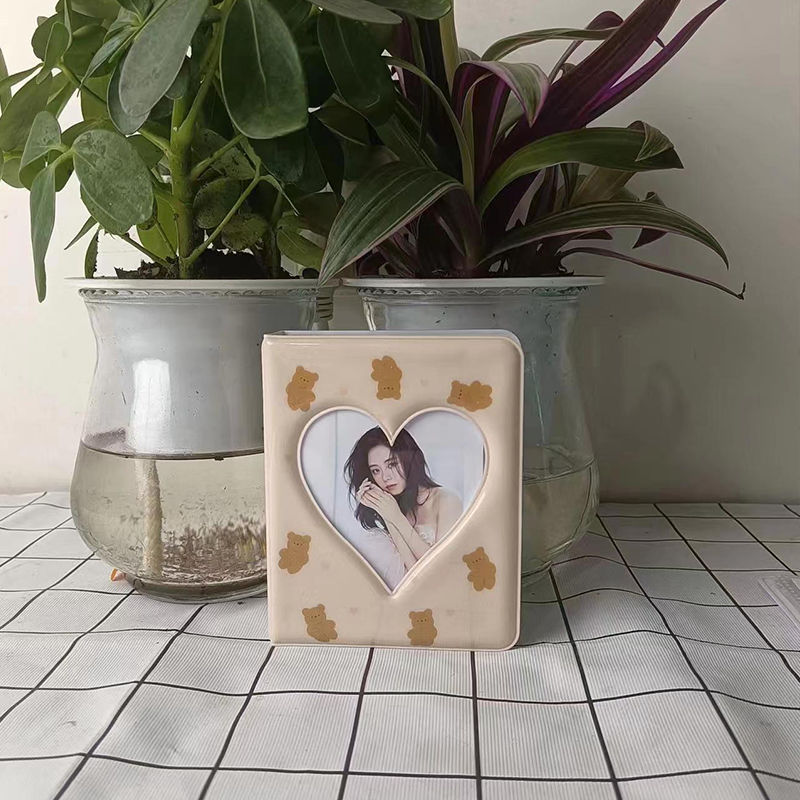 3inch Polaroid-Style Photo Album with Insert Pages for Storing Train Tickets and Commemorative Cards