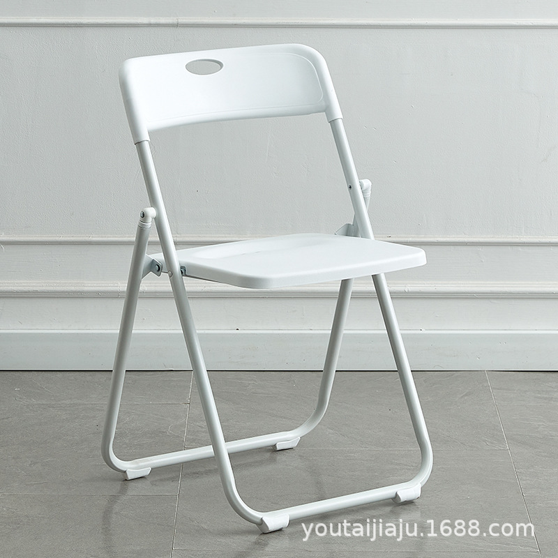 Picture of Folding chair back chair household dining chair portable chair plastic dining chair training chair conference chair staff chair