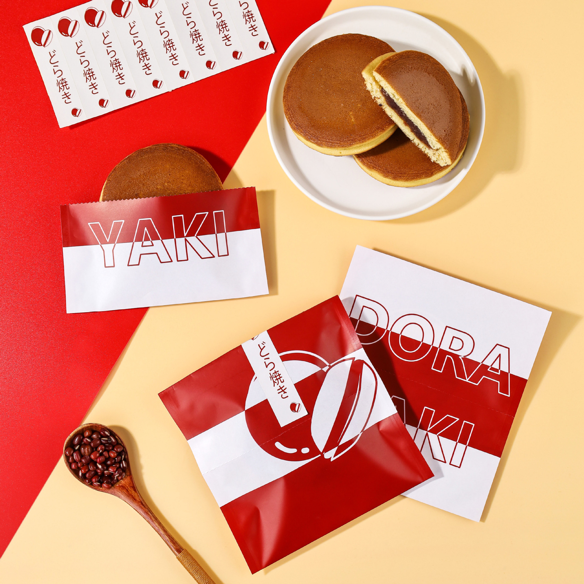 Oil-Proof, Easy-To-Tear Disposable Kraft Paper Packaging Bags for Dorayaki, Egg Tarts, Donuts, Pies, and Bread, Biodegradable