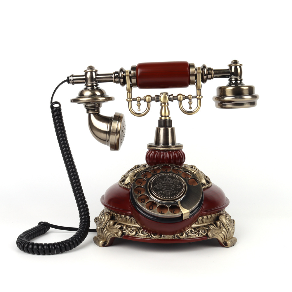 New Antique Phone Hotel Home Wedding Telephone Big Ringtone Fixed Landline Retro Old-Fashioned Telephone Wholesale