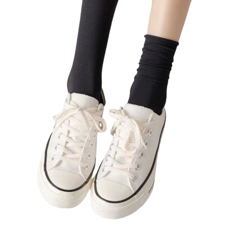 Ice Ice Socks Summer Thin Breathable Socks Children's Summer Stacks Mid-length Socks Bone-free Socks Sweet Girls Stockings