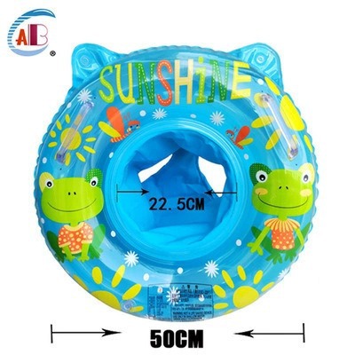 Frog Seat Ring Baby Seat Ring Baby Swimming Ring Double Handle Thickened Osteless Bath Ring Factory Outlet