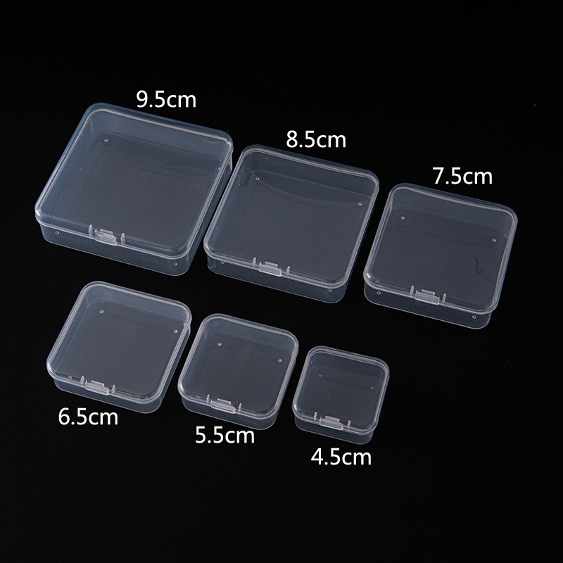 Square Box Rectangular Plastic Box Transparent Plastic Box Storage Box Pp Packaging Box Small Box Manufacturer Mini Box