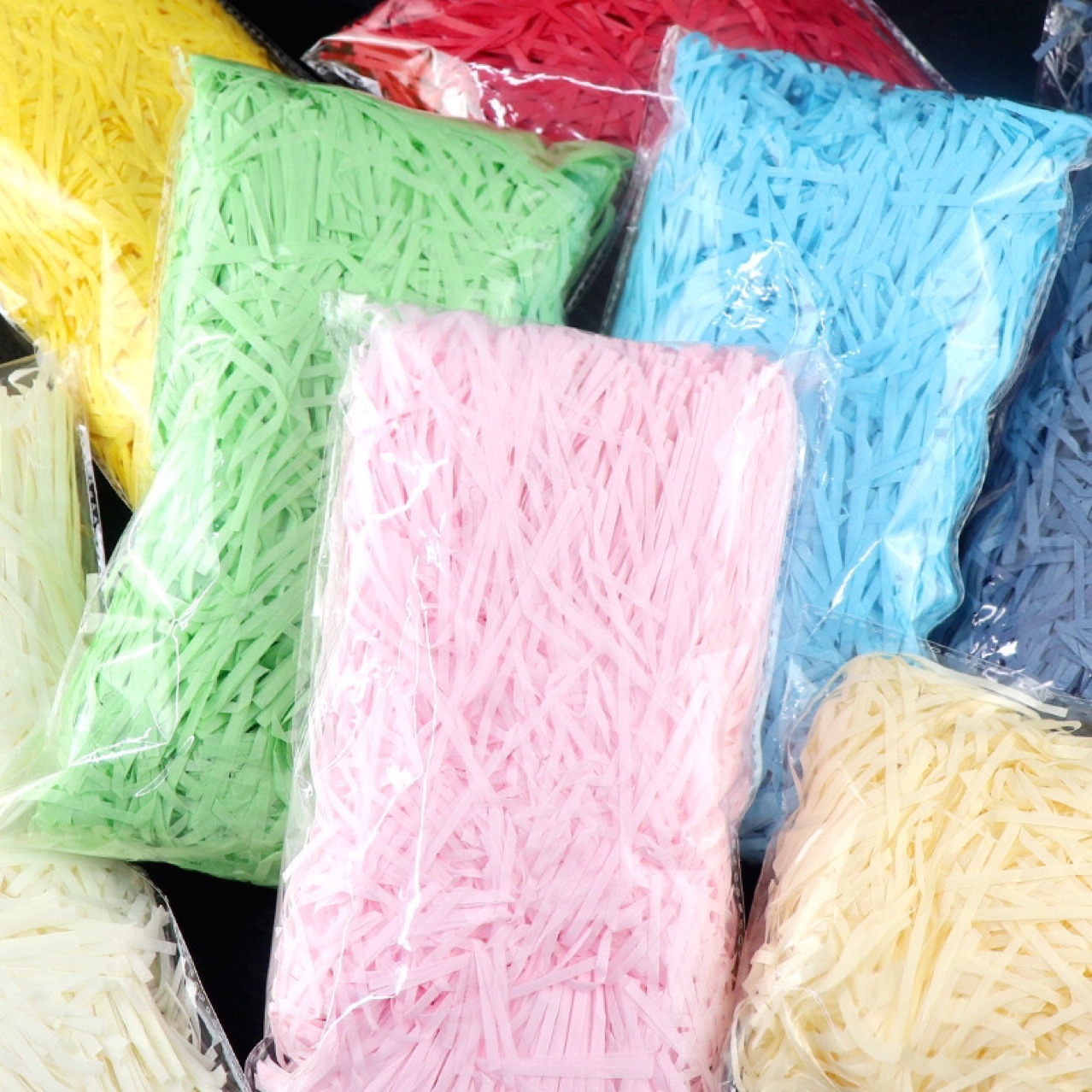 20 karat Feifan paper silk filler shredded paper pleated paper silk gift box packaging shredded paper scrap factory wholesale