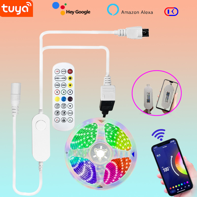 Picture of Tuya Led Light Strip Set Smart Home Light Strip 2835Rgb5050 Colorful Pickup Light Wifi Bluetooth Light Strip