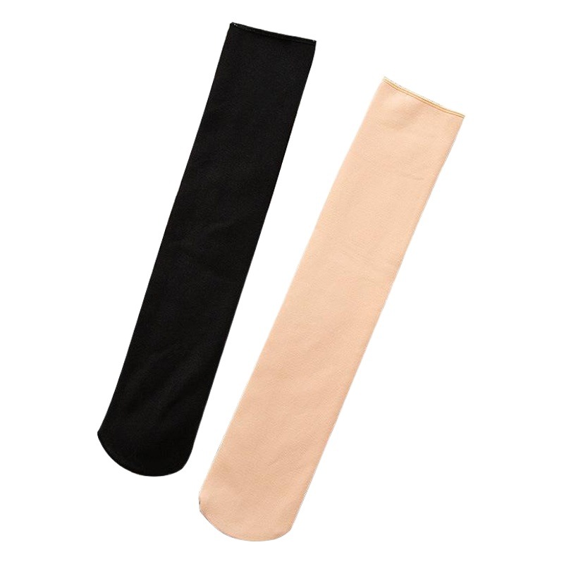 Women's socks autumn and winter New long snow socks warm thickened fleece-lined mid-calf floor socks light leg knee-length calf socks