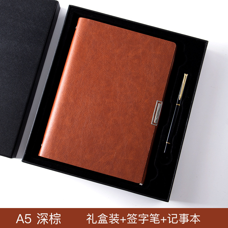 Picture of Creative loose-leaf notebook A5 personality diary simple meeting record book card business high-end notebook