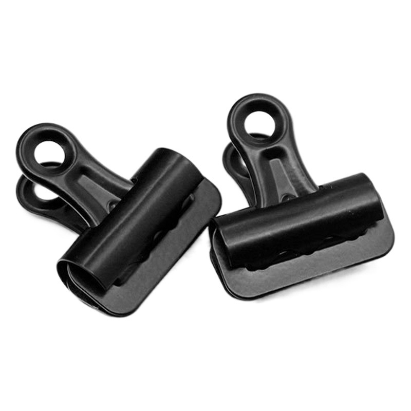 Factory wholesale metal clip long tail clip bull head clip office stationery clip bill clip bullfight clip black iron clip