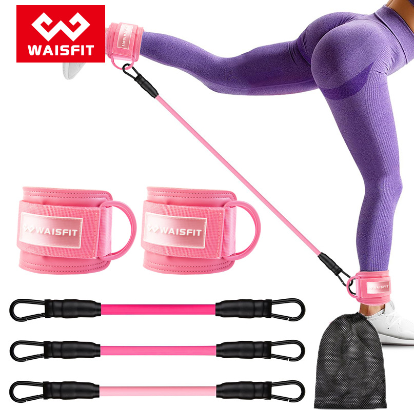 Resistance Leather Gantry Ankle Buckle Buckle Strap Pull Band Peach Hip Training Leg Exercise Fitness Foot Cover