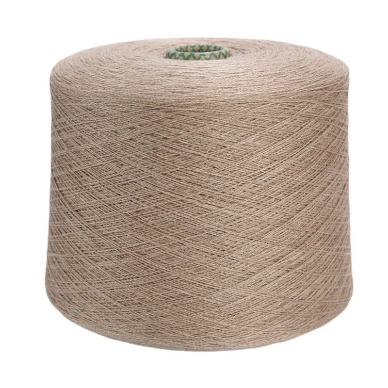 Non-dyed Pure Goat Cashmere Line 26/2 This Green Purple 100% Cashmere Waimeng Raw Material Rough Spinning