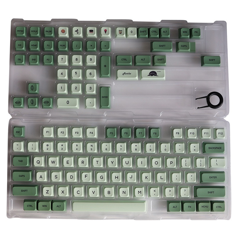 Picture of Matcha Arabic Korean Thai Japanese phonetic sublimation small full set of boxed XDA key cap cross-border hot sale
