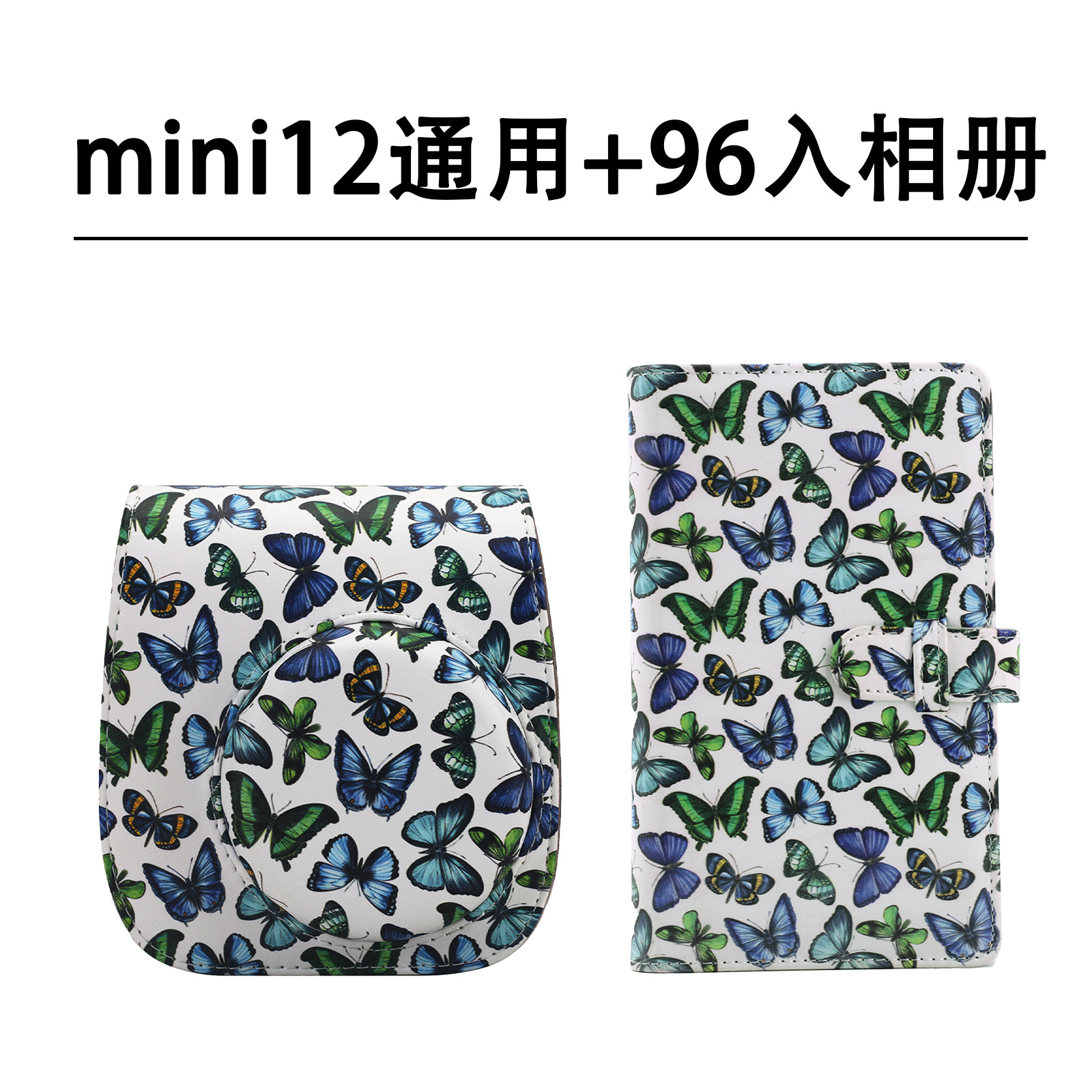 Picture of Fuji clapper mini8/9/11/12 3 inch photo album camera bag suit cartoon cute canvas messenger bag