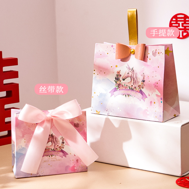 Picture of New Wedding Candy Box, Special Wedding Candy Box, Portable Wedding Candy Bag, High-End Candy Packaging Box, Empty Box Wholesale