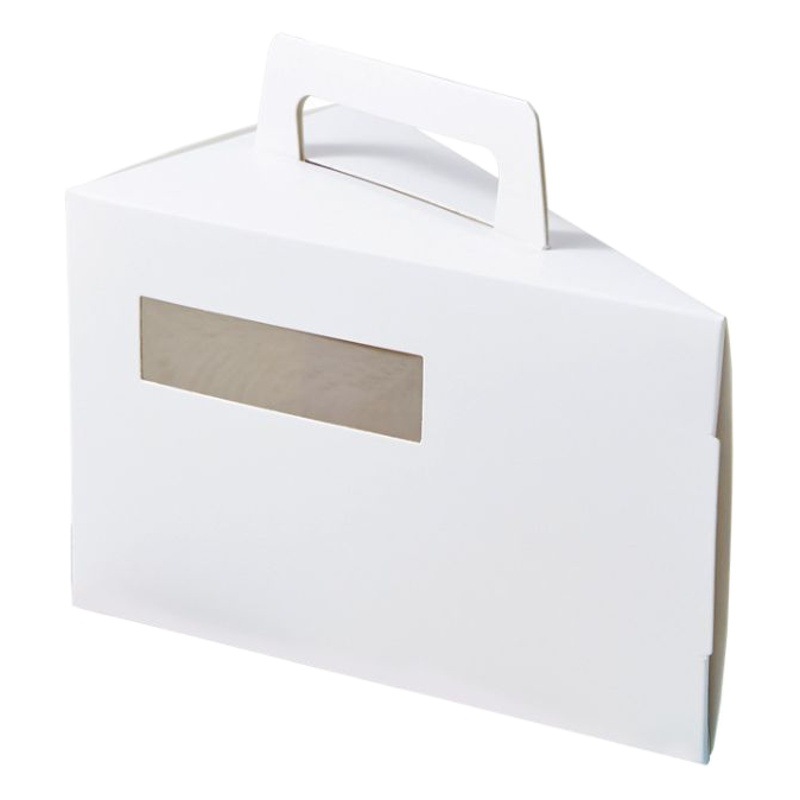 Portable Mousse Triangle Slice West Point Cake Paper Box Afternoon Tea Dessert Packaging Box Sandwich Packaging Box