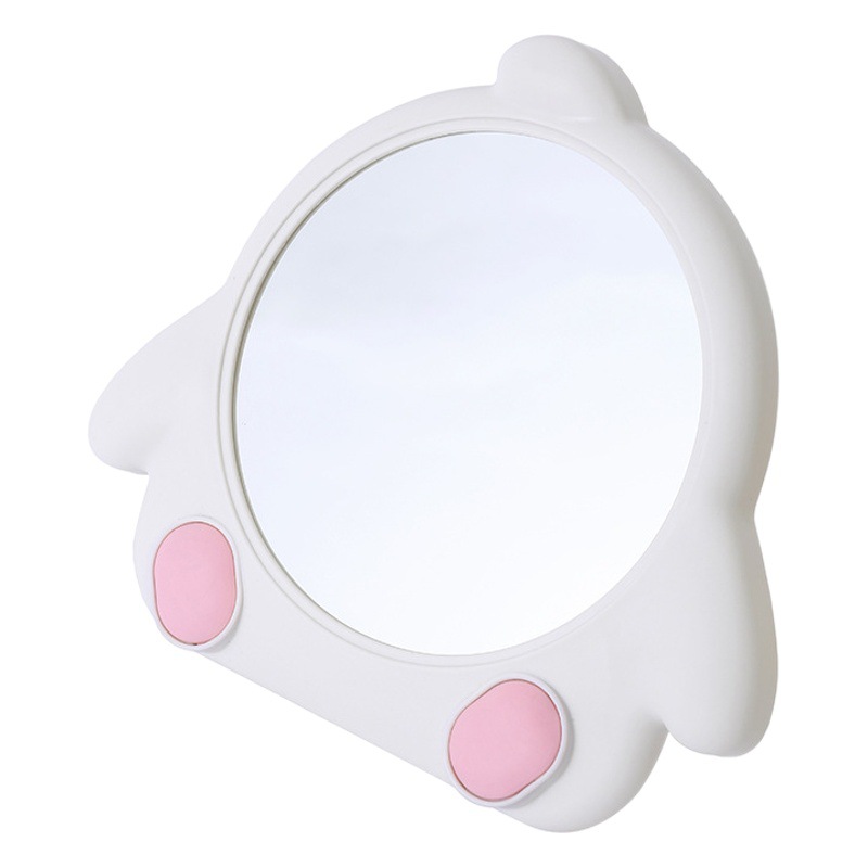 Ins Cartoon Chick Makeup Mirror Two-In-One Desktop Makeup Mirror Hanging Student Small Mirror High-Definition Beauty Mirror