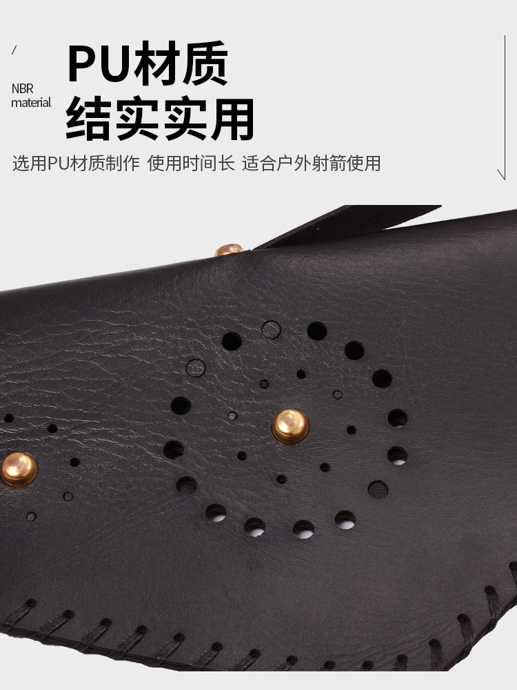Picture of Traditional Bow Bag Quiver Set Leather Bow Bag Bow Bag Shooting Archery Supplies Scenic Area Entertainment Traditional Bow and Arrow