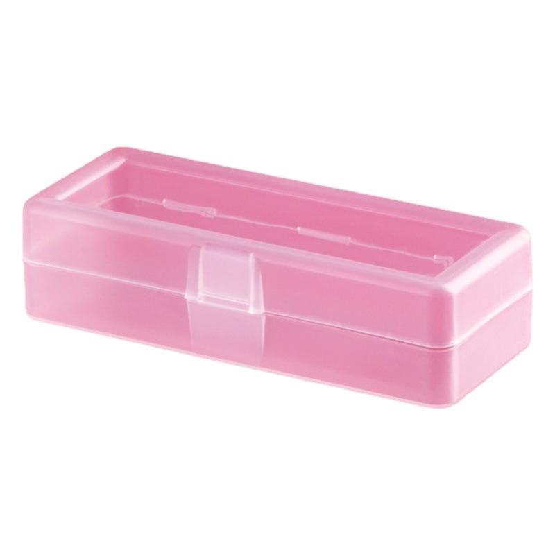 Manufacturer's Ready-Made Rectangular Plastic Box Conjoined Half-Open Lid Pp Box Universal Packaging Box Multi-Function