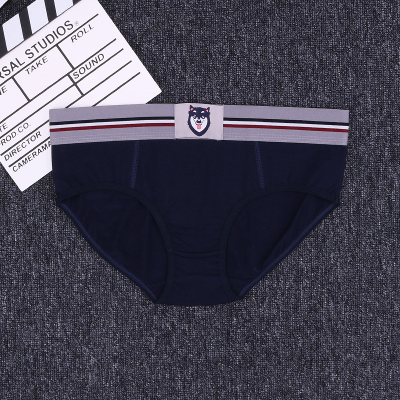 Picture of Women's Underwear Boxer Briefs Solid Color Cotton Underwear Japanese Cartoon Cute Wide Edge Unisex Style Youth