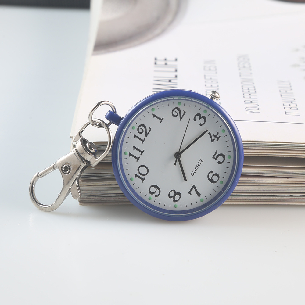 Picture of Examination pocket watch clear large number literal elderly children students key chain hanging watch nurse watch only look at the time