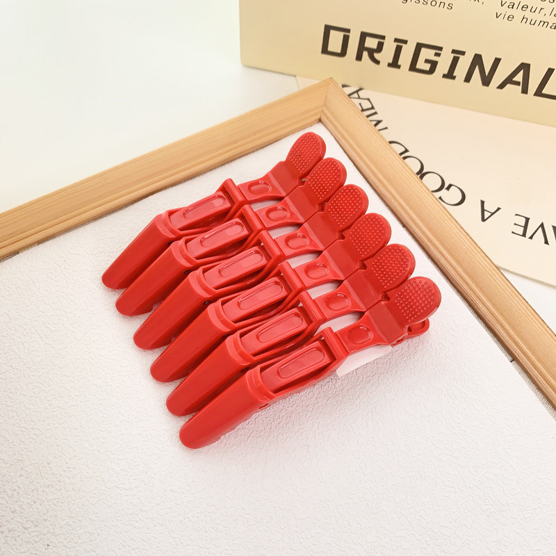 Picture of Multi-functional hair styling clip positioning partition alligator clip long mouth clip crane mouth clip curly hair stylist's choice