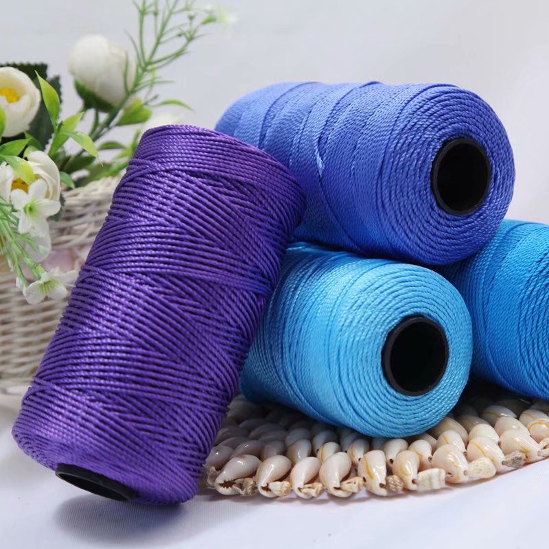 Picture of Three strands of nylon thread twine hook wire knitting hook hat shoes line car seat ice silk wool manufacturers wholesale