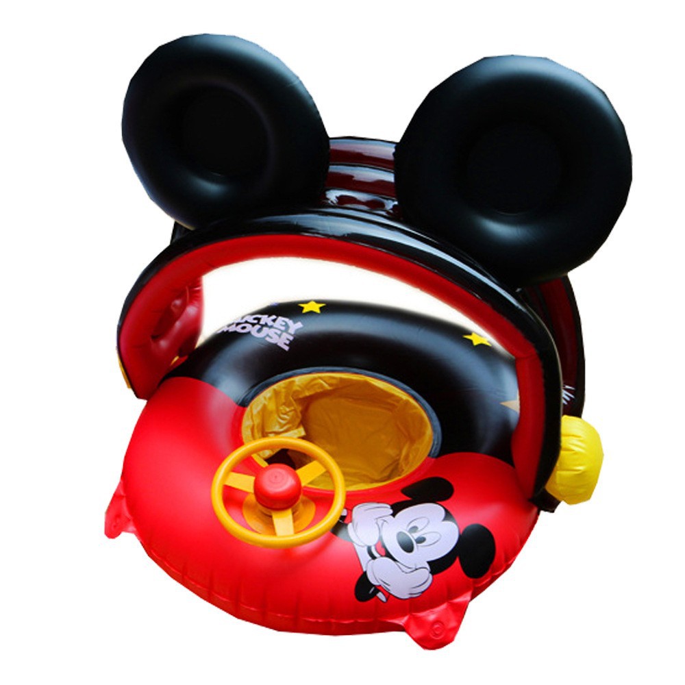Picture of Children's swimming ring armpit ring seat ring 1-6 years old children's aircraft steering wheel inflatable Mount baby 2 boys and girls