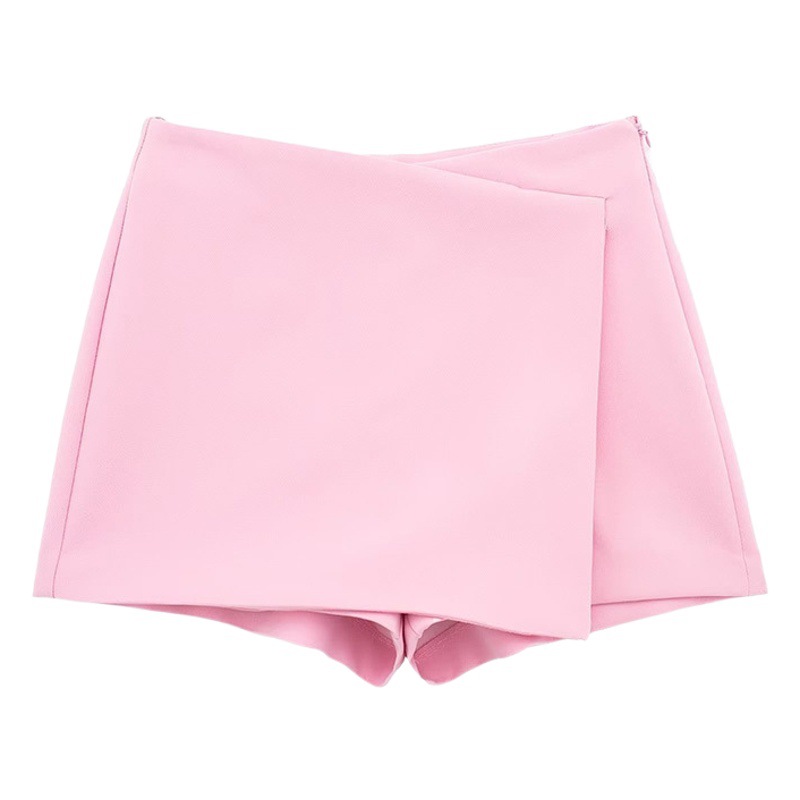 2023 Spring Street Style Women's Solid Color Street Fashion Casual All-match Multicolor Symmetrical Culottes 4661515