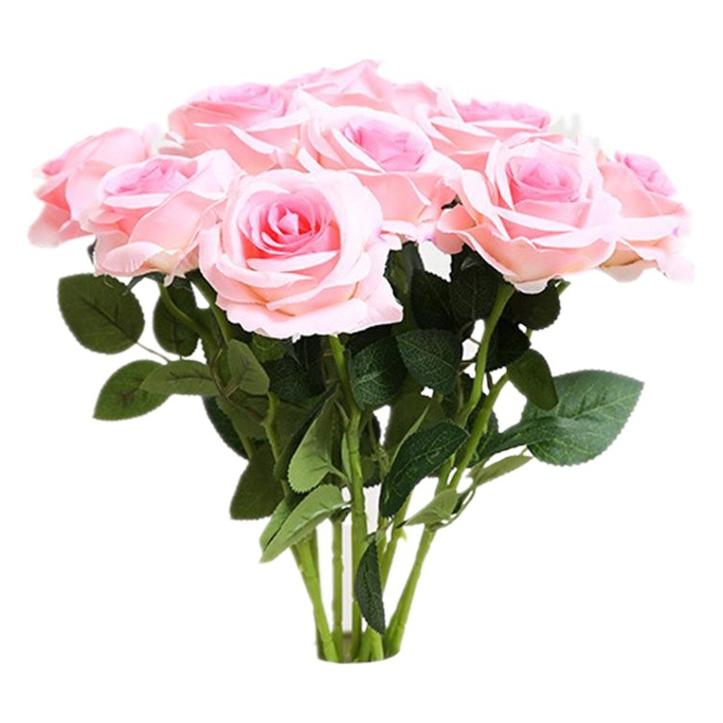 Picture of Cross-Border Supply Velvet Rose Home Decoration Wedding Bouquet Gothic Halloween Black Rose Simulated Rose