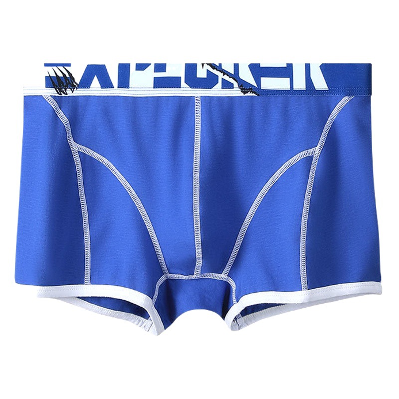 Pure Cotton Underwear Men's Boxer Shorts Summer Thin Comfortable Loose Boxer Shorts Personality Trendy Breathable Shorts