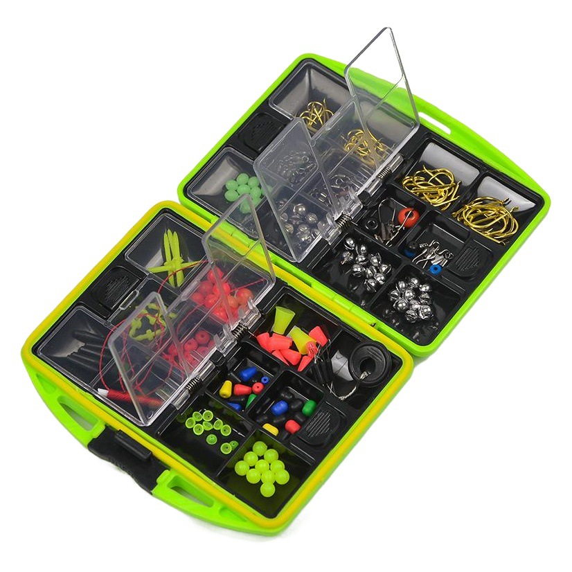 Waterproof rock fishing accessories box combination suit bead blocking rock fishing rod accessories sea fishing cotton thread knot bite lead fishing supplies
