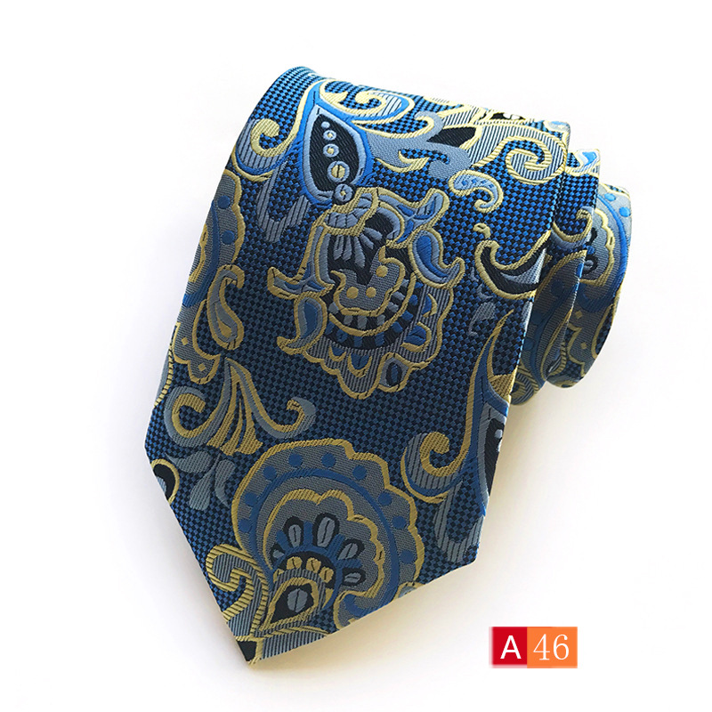 Picture of Source Factory Hot Jacquard Fabric Tie Men's Dress Business Suit Accessories Tie Wholesale