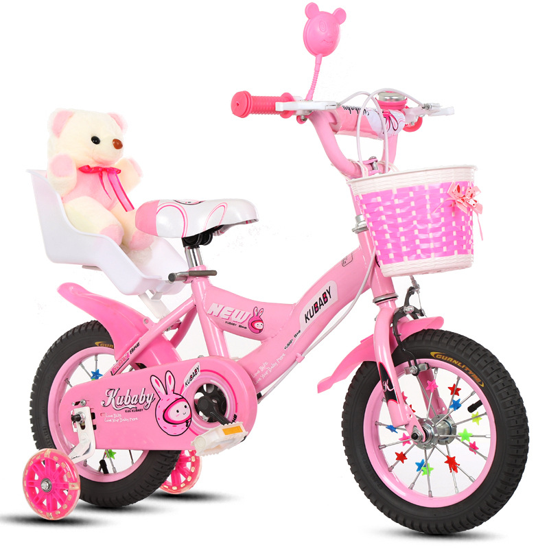 Picture of Children's Bicycle Girls 3-6 Years Old 12-20inch Kidsren Boys and Girls Baby Stroller Kidsren's Pedal Princess Bicycle