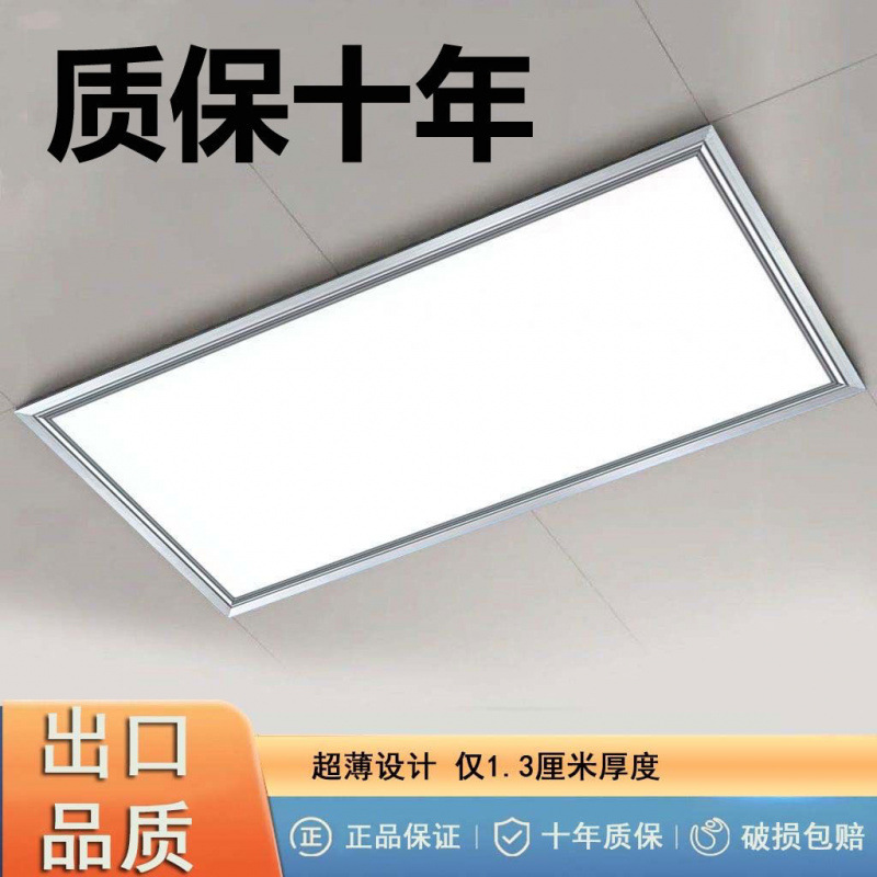 Integrated Ceiling Led Light 300*600 Kitchen Light Bathroom Embedded Rectangular Ceiling Light Gusset Light