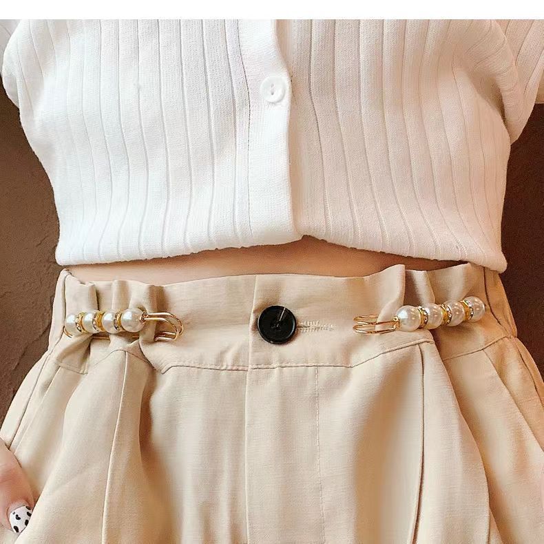 Picture of Waist buckle waist change small artifact waist waist pin fixed pants anti-light brooch buckle skirt adjustment buckle