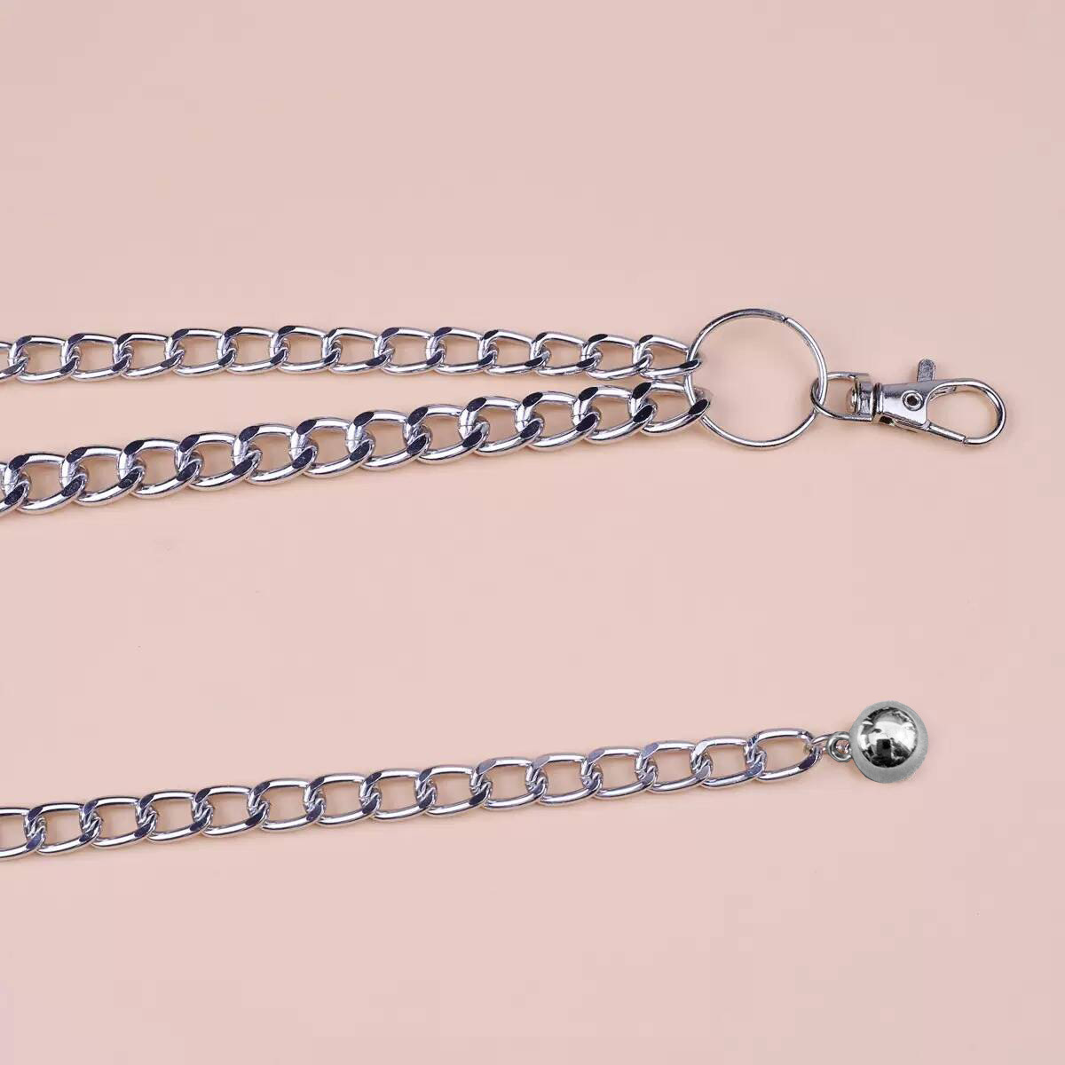 Picture of European and American cross-border new retro trendy metal ring waist chain female punk style versatile multi-layer chain waist accessories