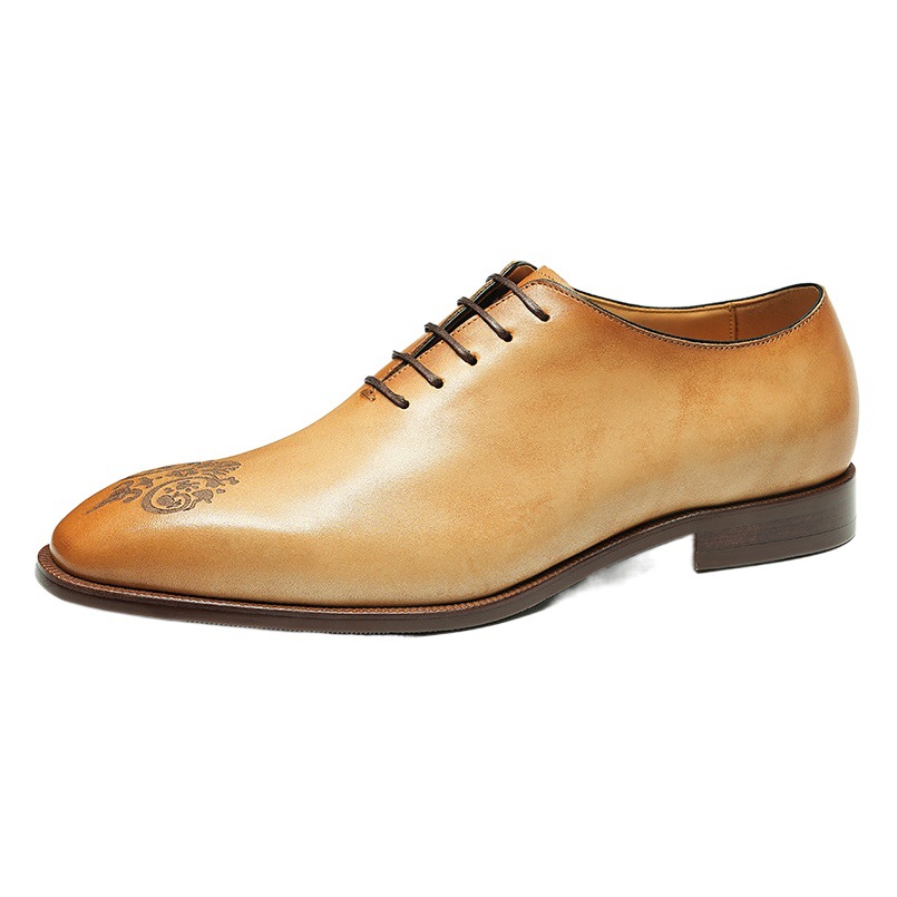 [Presale non-in stock] whole leather business formal leather shoes men's genuine leather cow leather handmade men's wedding shoes