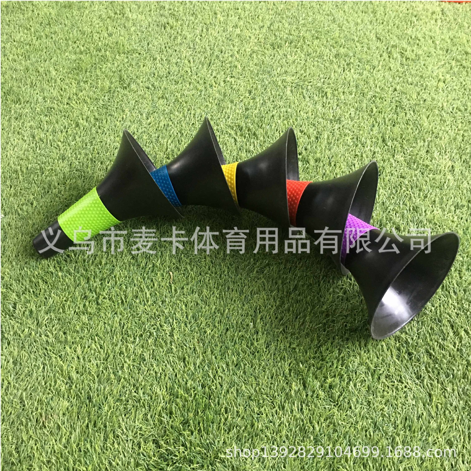 Picture of Ball obstacle logo barrel basketball training thickened logo cone horn tube football training private education horn barrel
