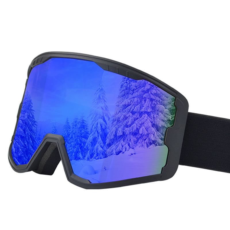 Picture of 2025 Large Cylindrical Ski Glasses Double-Layer Anti-Fog Large Field of View Snow Goggles Mountaineering Goggles Ski Goggles # 7073